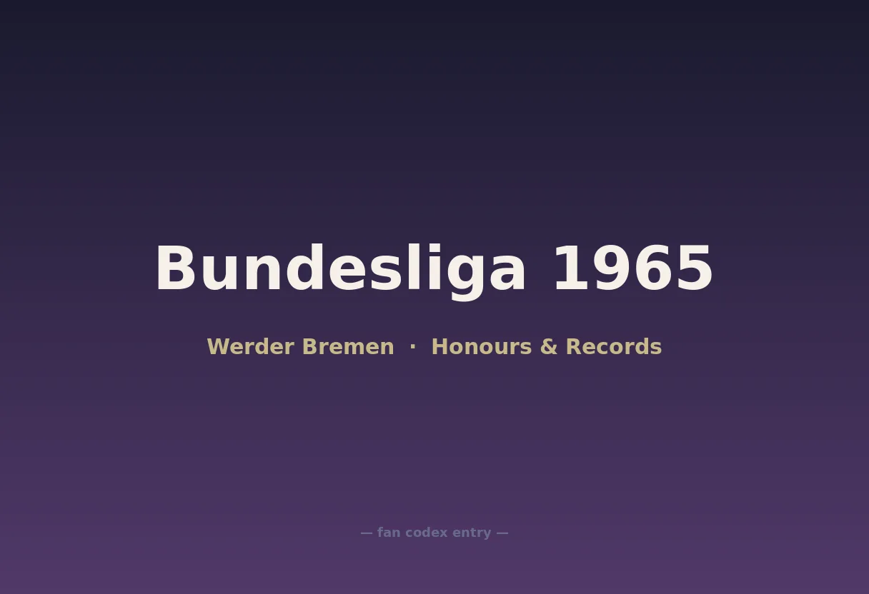 Bundesliga 1965