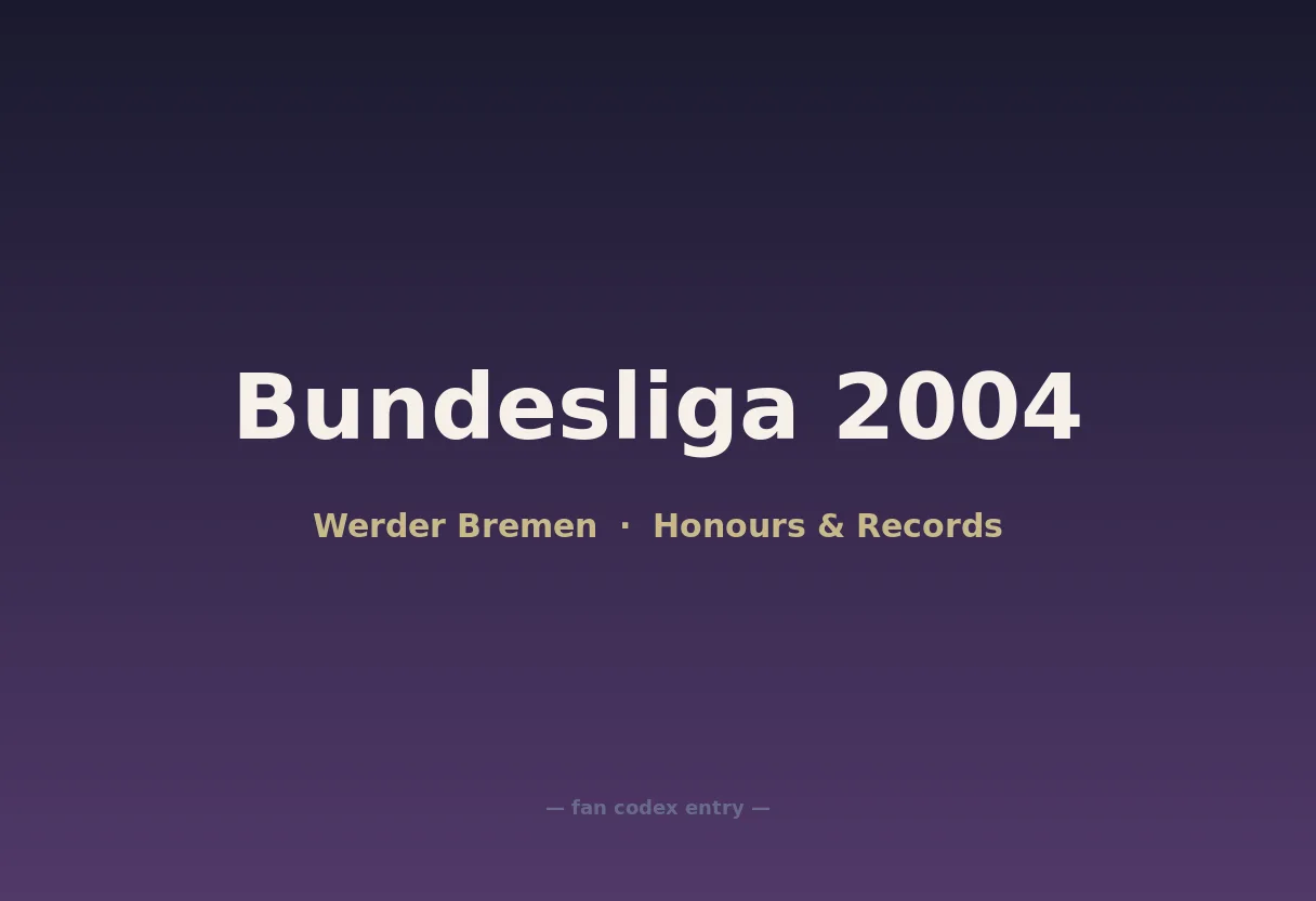 Bundesliga 2004
